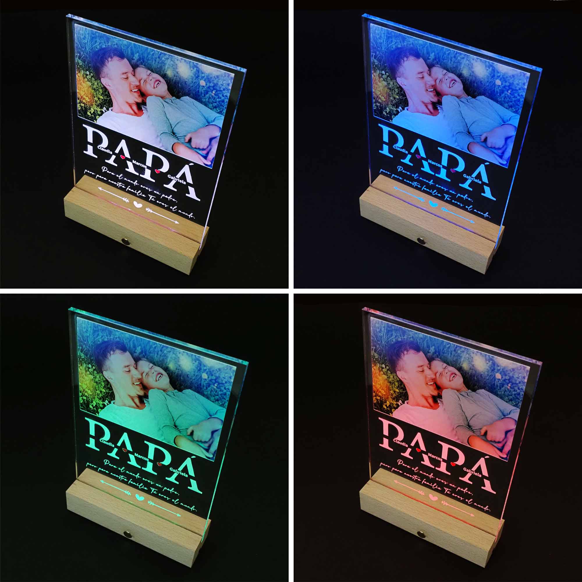 Lámpara placa abuelo - Imagen 3