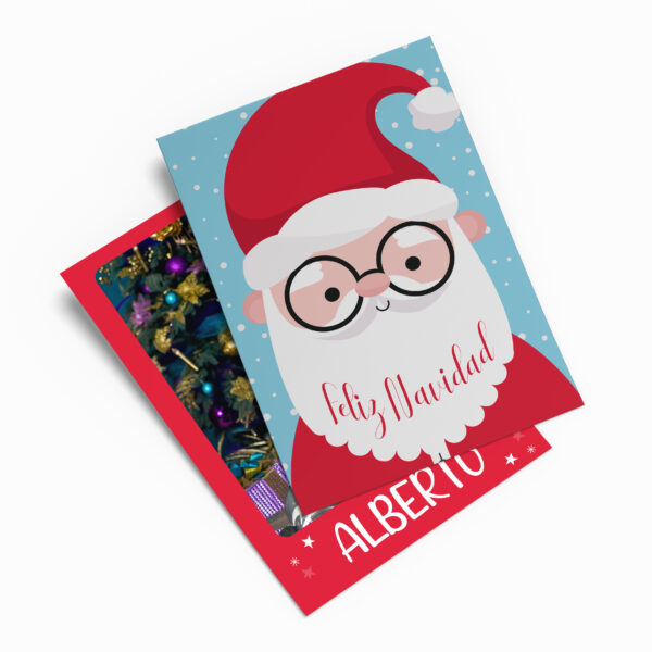 Postal Papa Noel modelo 4