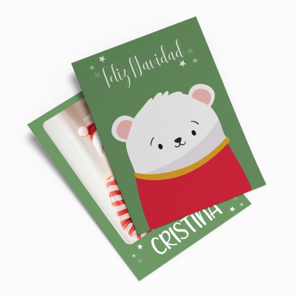 Postal navidad animalito 2
