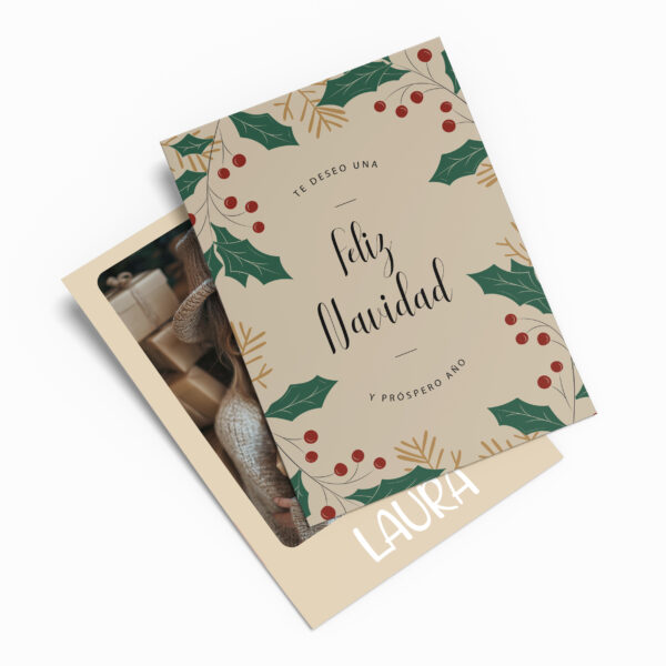 postal de navidad modelo 1